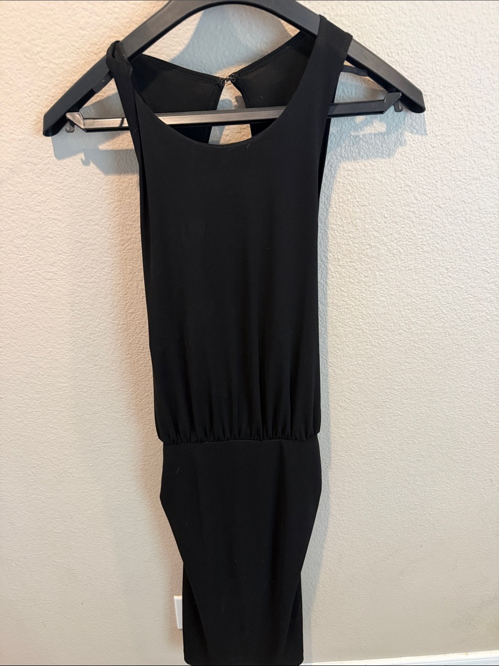 A black cocktail/evening Dress with Elastic Waist backless great for a night out